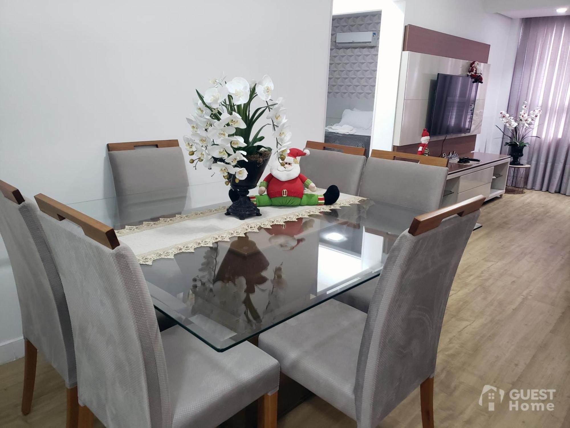 Apartamento Conforto E Churrasqueira Em